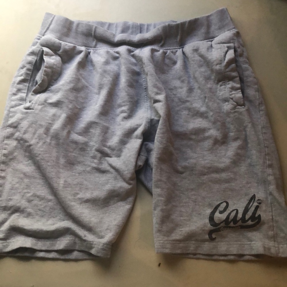 XL cali grey sweat shorts